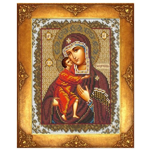 фото Набор для вышивания русская искусница 390 би богородица феодоровская