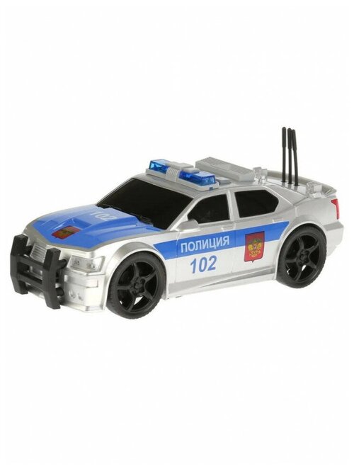 Машина Полицейская Технопарк Седан полиция, инерционная, свет звук, 19 см, KingToys