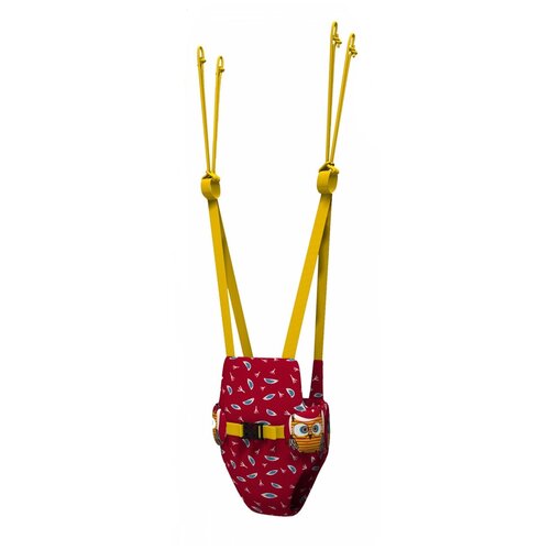 фото Прыгунки оптима на эспандерной резине, красный спортбэби