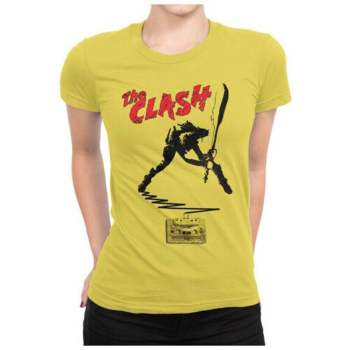 Футболка DreamShirts The Clash Женская желтая S