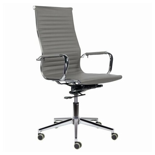 Кресло офисное BRABIX Premium Intense EX-531, экокожа, хром, темно-серое (532542) - фотография № 13