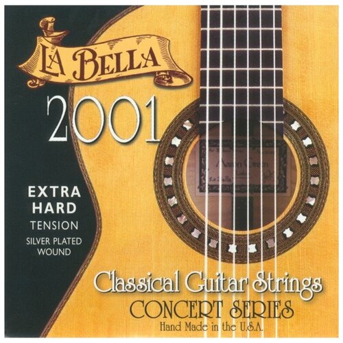 Струны для классической гитары LA BELLA 2001EH 2001 Extra Hard струны для классической гитары la bella 427