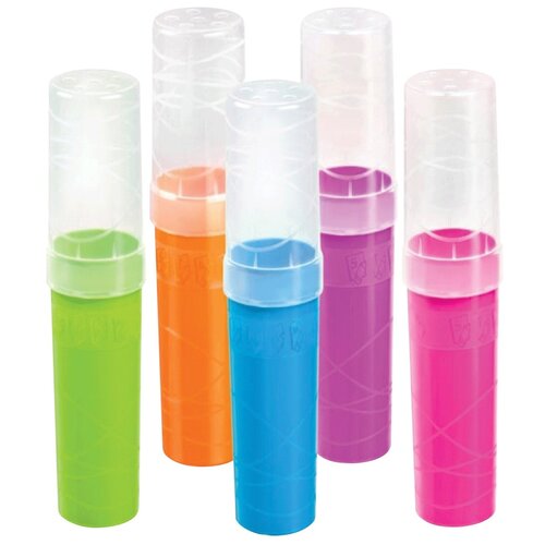фото Пенал-тубус стамм "intensive", пластиковый, 190х45 мм, 5 цветов ассорти, пн38