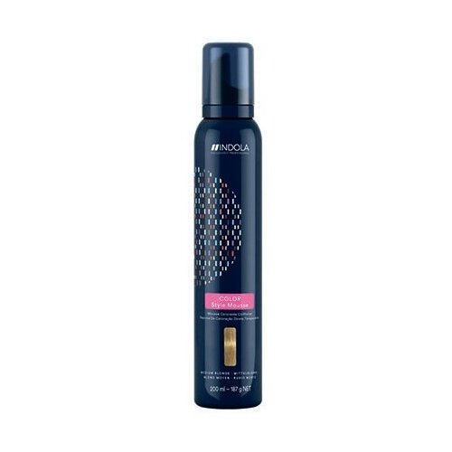 Indola Мусс Color Style Mousse, Medium Blonde, 200 мл