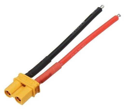 Разъем Amass XT30U (female) на проводе 10cm 16AWG AIIIFPV AIII-C-057