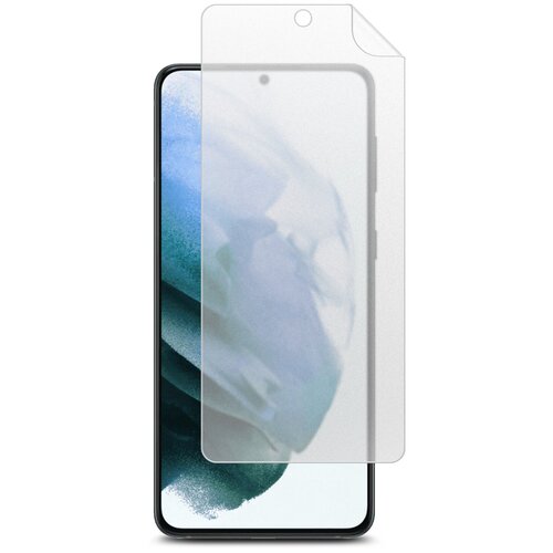 Защитная пленка на Samsung Galaxy S21 / Самсунг Гелакси С21 на экран матовая гидрогелевая с олеофобным покрытием силиконовая клеевая основа Brozo