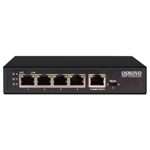 Коммутатор OSNOVO SW-8050/D коммутатор osnovo sw 80802 i port 90w 300w