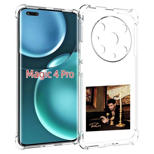 Чехол MyPads Drake - Take Care для Honor Magic4 Pro / Magic4 Ultimate задняя-панель-накладка-бампер