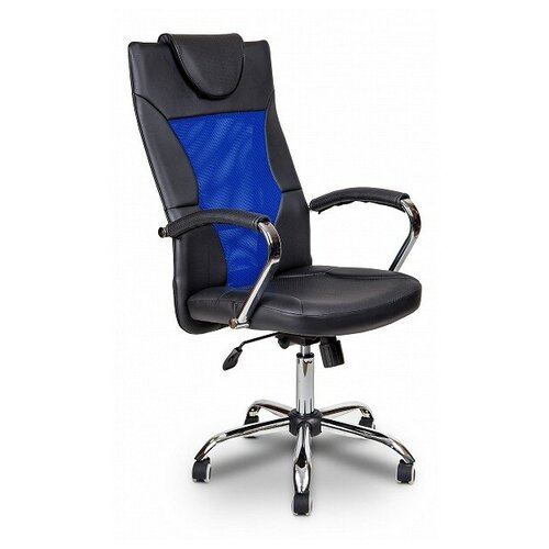 фото Кресло офисное av 134 сн (04) mk, сетка синяя алвест