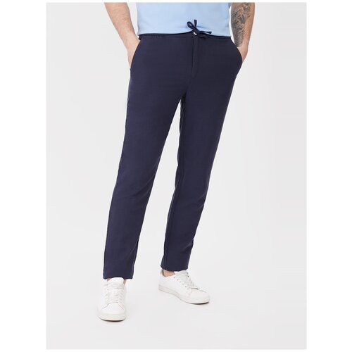фото Брюки baon размер xl dark navy melange