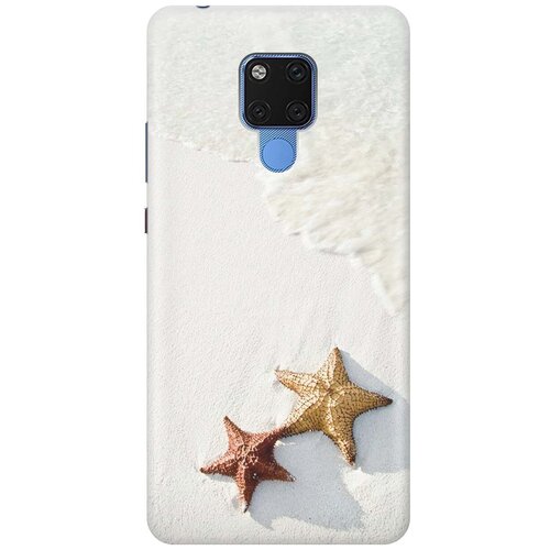 фото Gosso ультратонкий силиконовый чехол-накладка для huawei mate 20 x с принтом "две морские звезды"