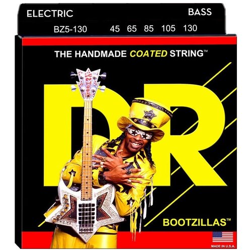 Струны для 5 ти струнной бас гитары DR String BZ5-130