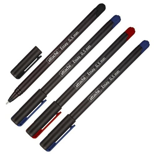 фото Набор шариковых ручек attache essay 0.5mm 4шт 1079508
