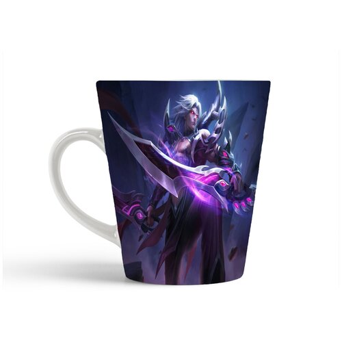 фото Кружка-латте coolpodarok мобайл легендс мартис два клинка символ на лбу