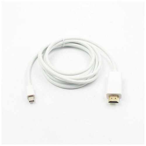 Кабель-переходник mini DP - HDMI 1.8m - белый переходник mini dp hdmi homes better белый