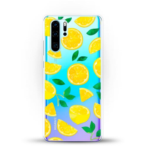 фото Силиконовый чехол лимон на huawei p30 pro andy & paul