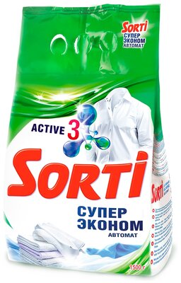 Стиральный порошок Sorti Супер Эконом (автомат), 1.5 кг