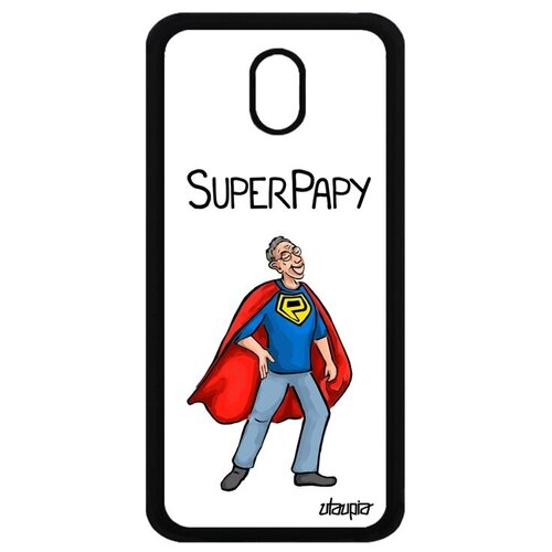 фото Противоударный чехол на телефон // samsung galaxy j3 2017 // "супердед" дедушка юмор, utaupia, белый