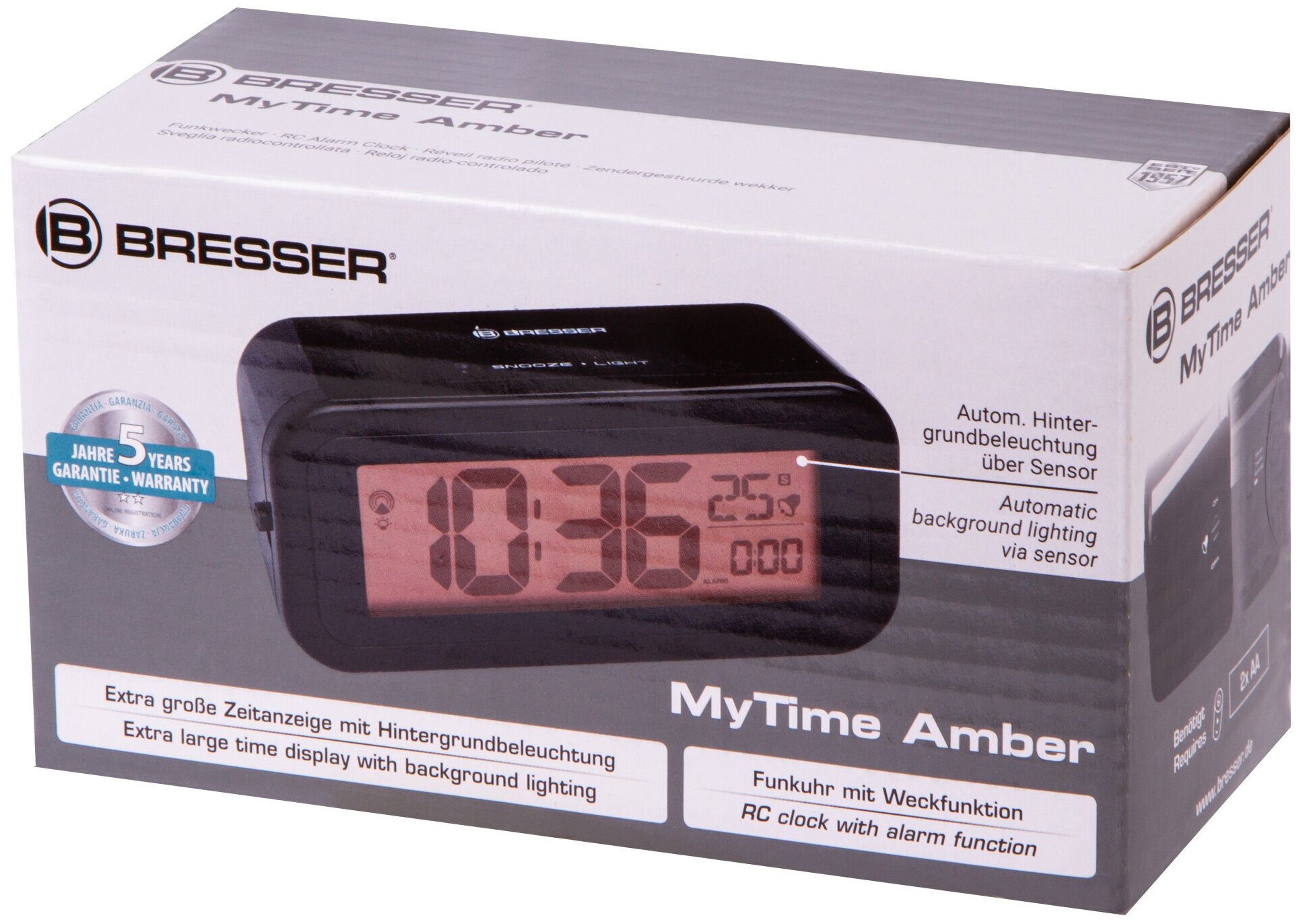 Часы Bresser MyTime Amber, черные - фотография № 9