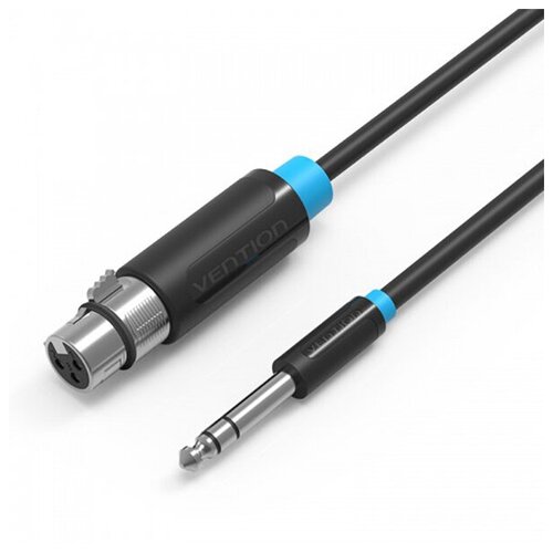 Vention 6.5mm Jack M - XLR Black 1.5m BBEBG