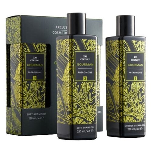 п/н_21 век_gourman(гель-крем д/душа 250+мяг.шампунь 250)(м)_3 6F4001002