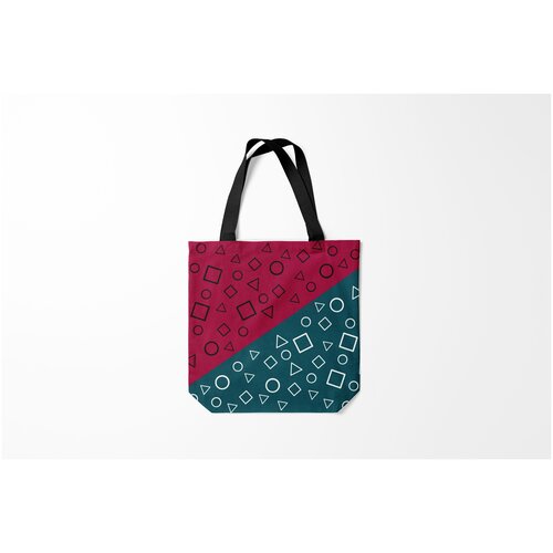 фото Сумка-шоппер / 40х40 см / сериалы / игра в кальмара burnettie