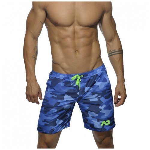 фото Плавки-шорты "camouflage addicted swim long shorts - navy" / addicted / камуфляж / размер s