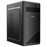 Корпус MidiTower Ginzzu C180, ATX, 2xUSB2.0, черный, w/o PSU, w/o fan (Ginzzu C180) - изображение