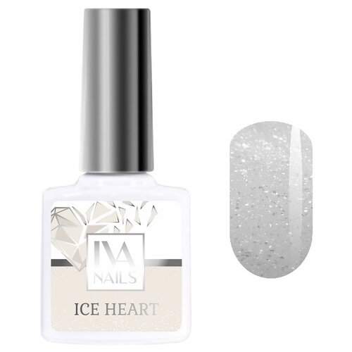 IVA Nails гель-лак для ногтей Ice Heart, 8 мл, №1