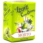 Сахарные конфеты пастилки Leone со вкусом мохито 30 г, Италия - изображение