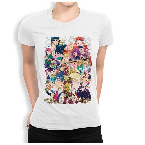 Футболка DreamShirts JoJo Bizarre Adventure Женская белая 3XL