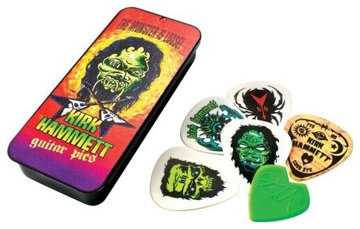 Dunlop KH01T088 Kirk Hammett Медиаторы 6 шт, в коробочке