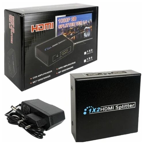 HDMI Разветвитель (Splitter) 2 порта (2 ports) разветвитель hdmi splitter 1x8