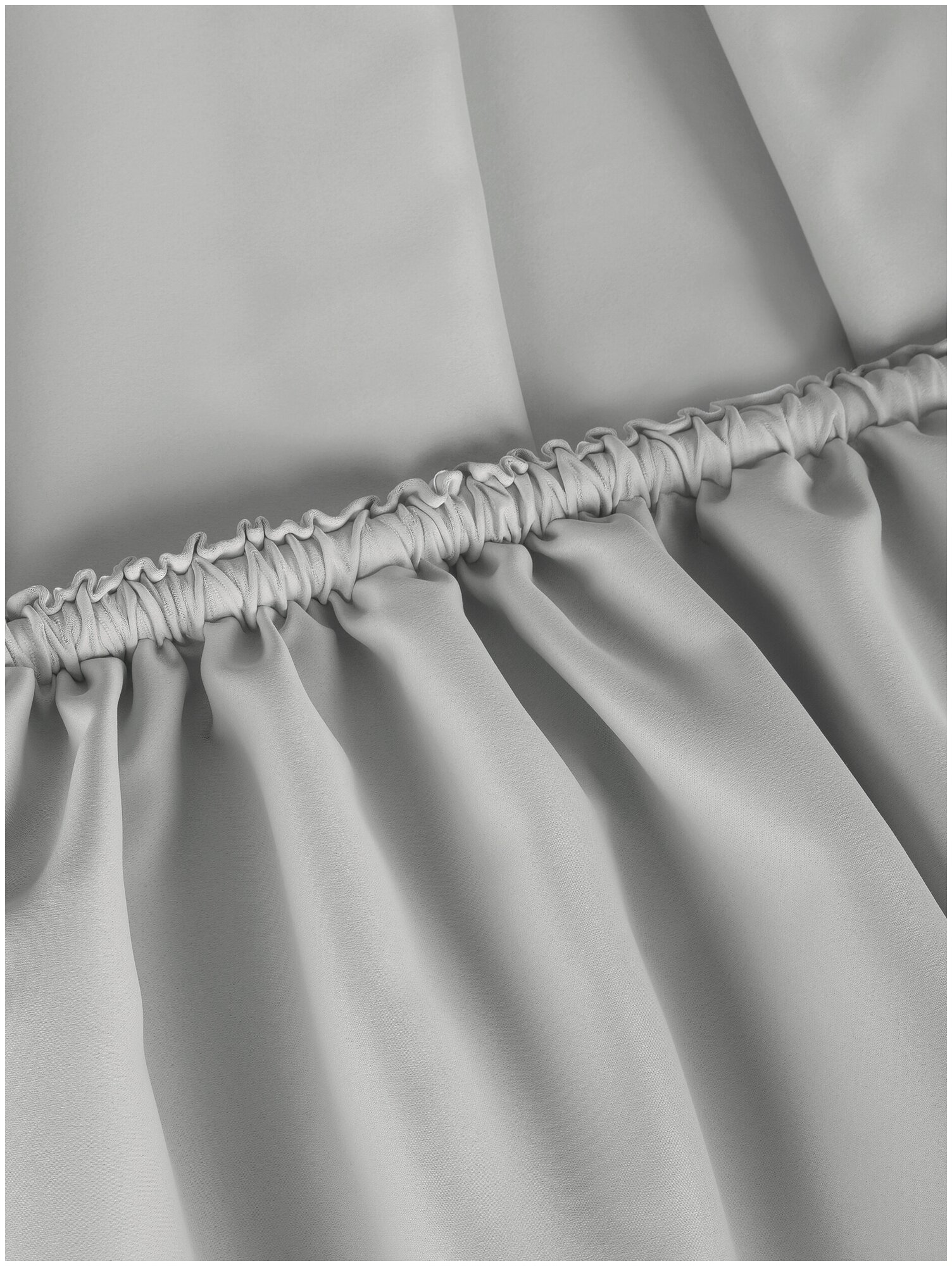 Комплект штор ТД Текстиль блэкаут, ширина 200см, высота 270см, в упаковке 2 шторы, цвет серебристый - фотография № 5