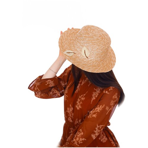 фото Шляпа женская соломенная канотье русь модерн