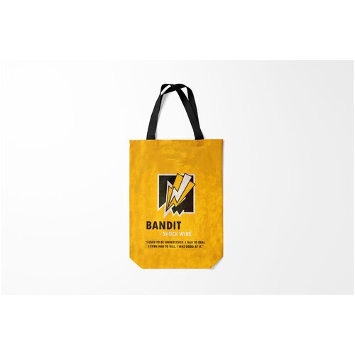 фото Сумка-шоппер / 31х42 см / геймерам / rainbow six siege bandit r6s burnettie