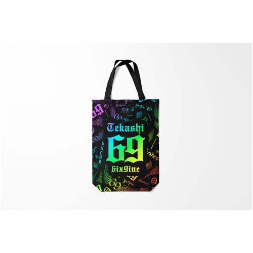 фото Сумка-шоппер / 31х42 см / rap / 6ix9ine burnettie