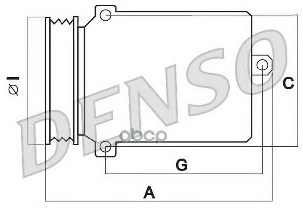 Компрессор Кондиционера Denso арт. DCP17039