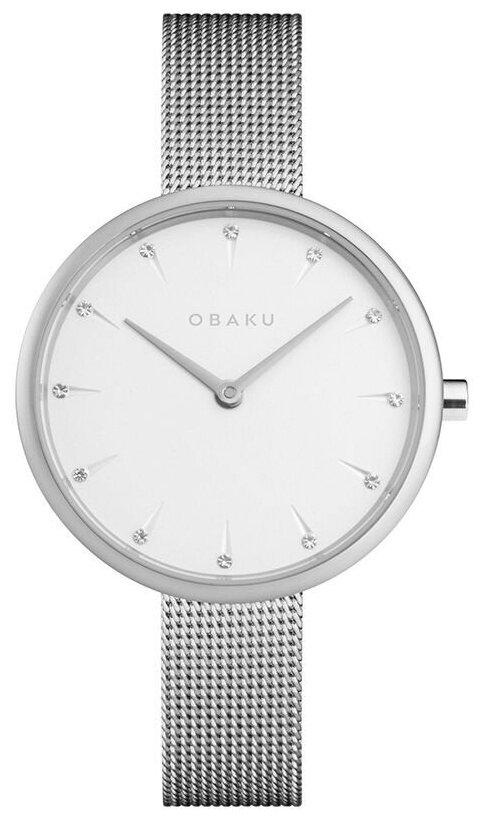 Наручные часы OBAKU Наручные часы Obaku V233LXCIMC, серебряный