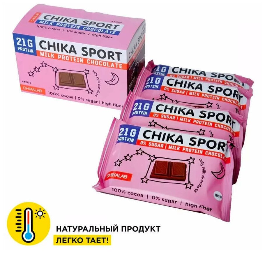 Белый шоколад CHIKALAB Almond + Coconut Chips 100 г - фотография № 10