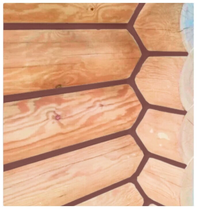 фото Герметик для деревянных домов из бревна и бруса «Torvens»