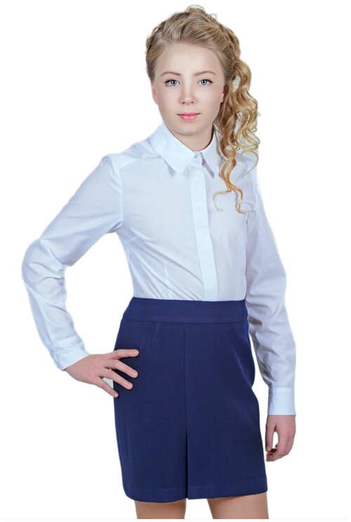 Школьная юбка Инфанта, мини, размер 164/84, синий