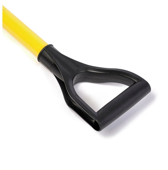Лопата для уборки снега инструм агро 100604 Спринт Ледо с черенком, синий/желтый - фотография № 5