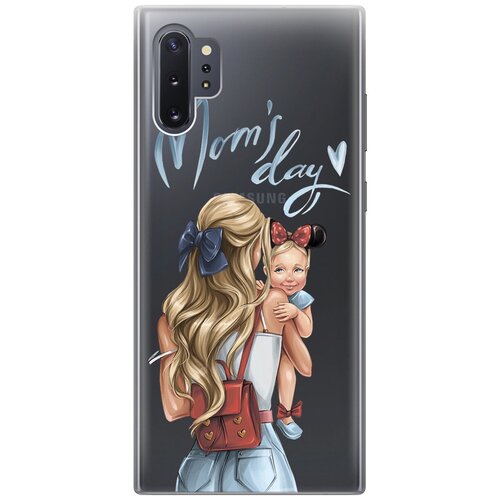 фото Чехол - накладка transparent 3d для samsung galaxy note 10+ с принтом "mom's day" re:pa