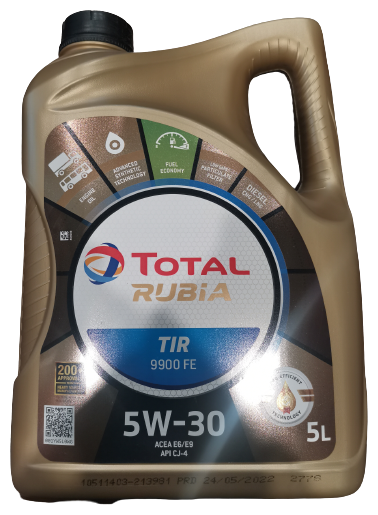 TOTALENERGIES 213981 Масло моторное Total Rubia TIR 9900 FE 5W-30 5 л 195097