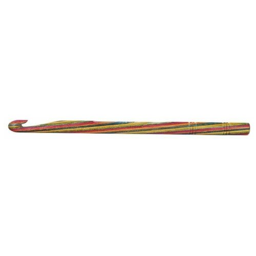 Крючок Knit Pro для вязания Symfonie 4,5мм, дерево, многоцветный