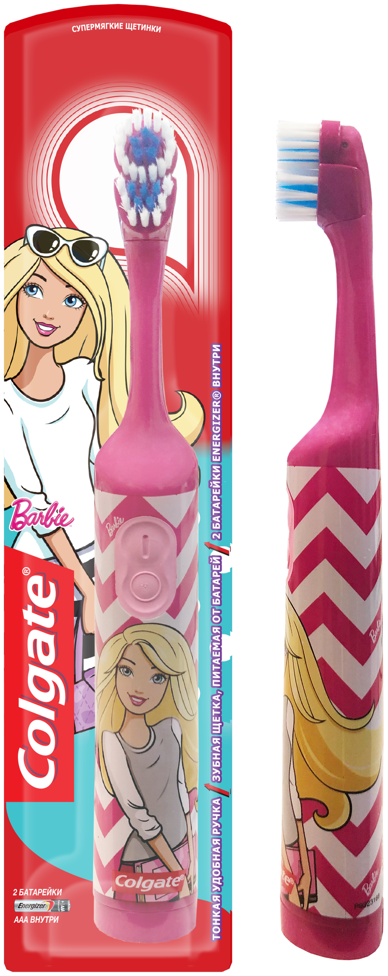 Зубная щётка электрическая Colgate Smiles Barbie . - фотография № 1