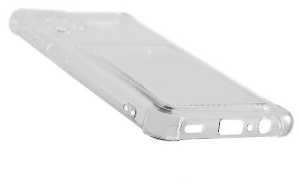 Чехол LuxCase для Samsung Galaxy A12 TPU с картхолдером 1.5mm Transparent 63516 - фото №9