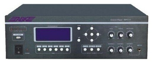 ABK PA-7245 Мультифункциональный MP3/FM/AM проигрыватель с разделением сигнала по зонам (6 зон)