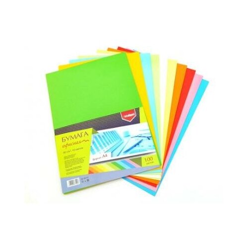 Бумага для ксерокса 100 листов микс 10 цветов 356₽